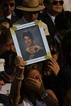 Families of the victims of the terror attacks on the World Trade Center in New York City which killed almost 3,000 people on 11 September 2001 commemorate the 1st anniversary of the tragedy on 11 September 2002.