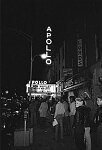 Bob Marley in New York City October 25, 1979. Crowds line up on 125th St. for his concert at The Apollo.<br><br>From SoHo Blues