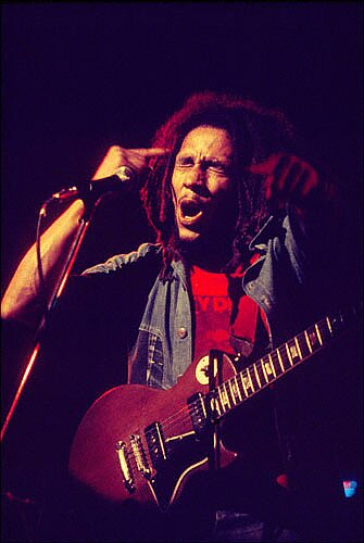 Bob Marley Guitar Gesture