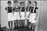 Devo backstage at Max's Kansas City, NYC, 11/15/77<br>SoHo Weekly News<br>1869-02