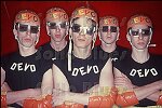 Devo pose for SoHo Weekly News, NYC, 10/78