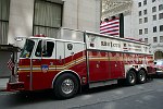 New York City agencies practice mobilizing for a subway terror attack in drill in the Financial District. FDNY, NYPD, EMS, MTA, and OEM conduct search and rescue, investigation, and decontamination simulation. Live volunteers simulate survivors and walking wounded, while dummies are used for serious injuries or dead.