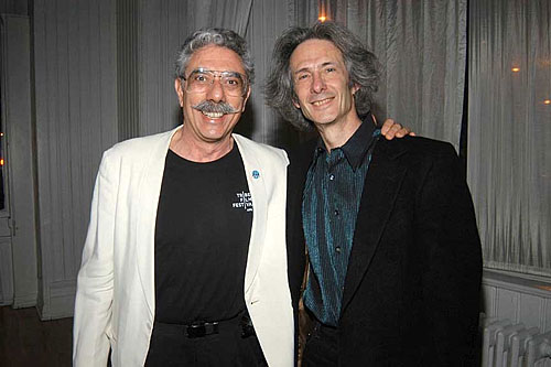 With Lenny Kaye Patti Smith's guitarist at the annual ACE award dinner 