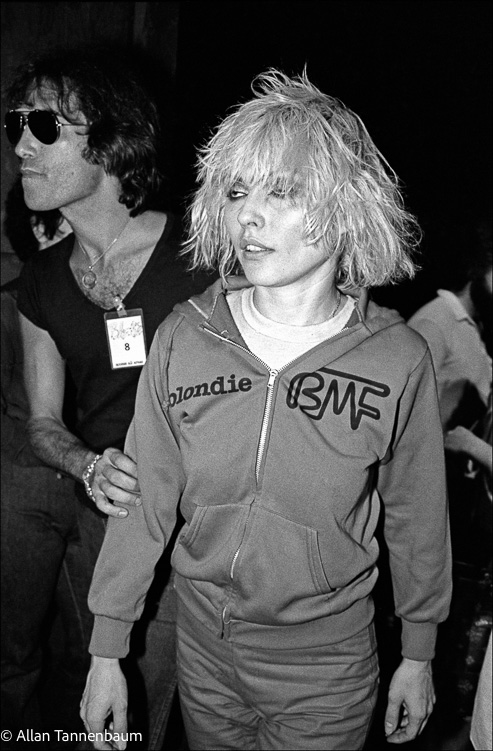 Debbie Harry of Blondie in Central Park