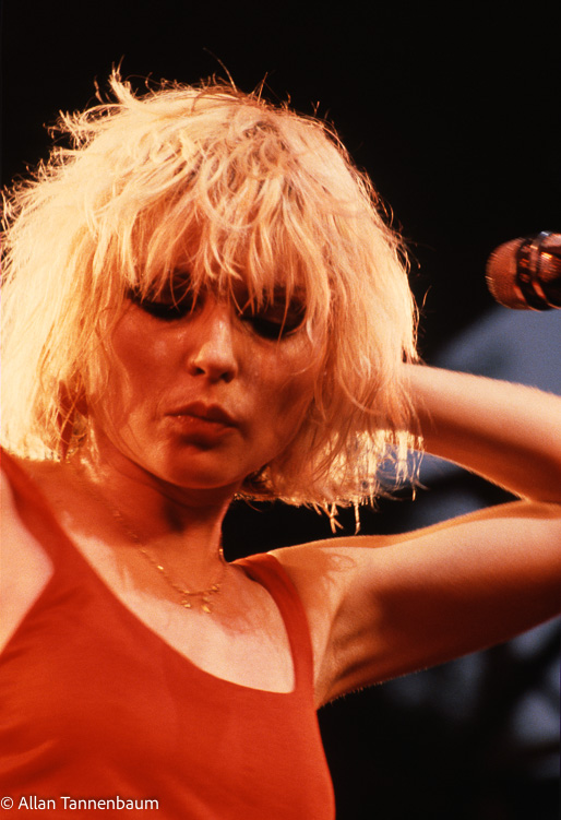 Debbie Harry of Blondie in Central Park