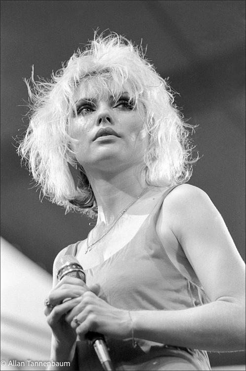 Debbie Harry of Blondie in Central Park