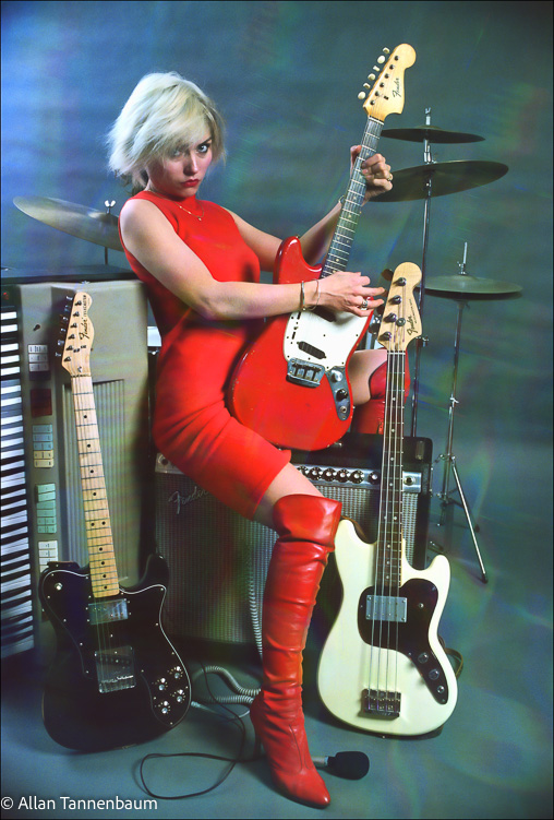 Debbie Harry of Blondie in the studio 1978