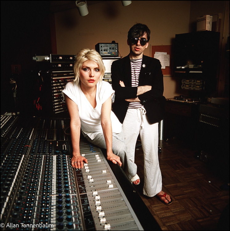 Debbie Harry and Chris Stein in the Studio