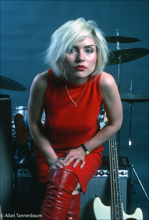 Debbie Harry of Blondie in the studio 1978