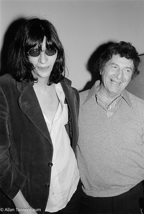 Joey Ramone and Sid Bernstein