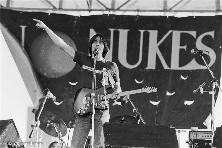 Jackson Brown performs at Antinuke Rally BPC landfill