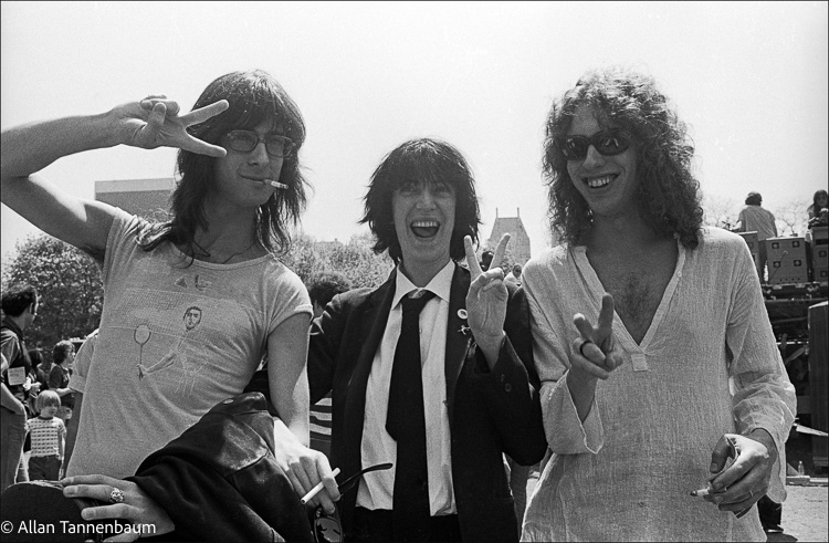 Patti Smith Group War is Over Peace Sign
