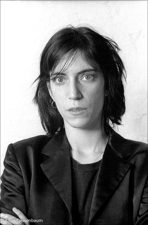 Patti Smith Hands Head Folded Arms