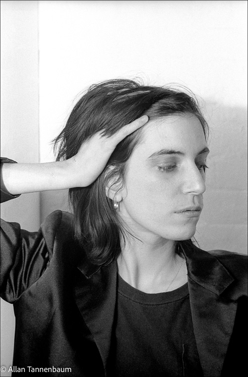 Patti Smith Hand On Head Profile