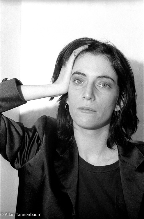 Patti Smith Hand On Head