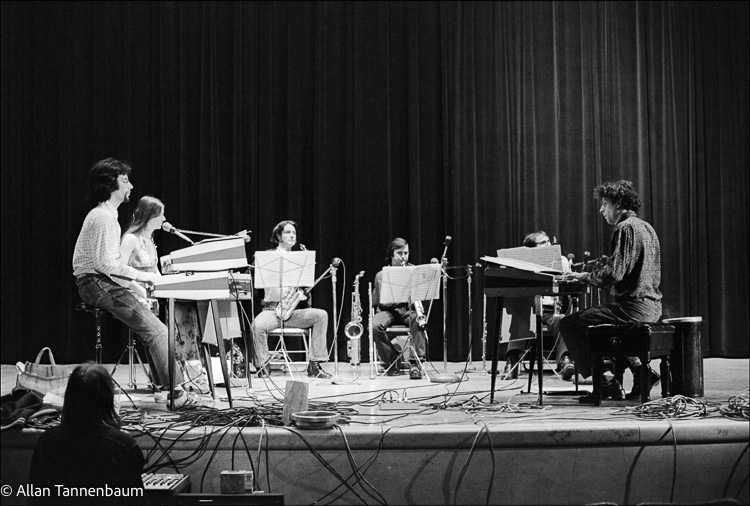 Phillip Glass Ensemble rehearsing