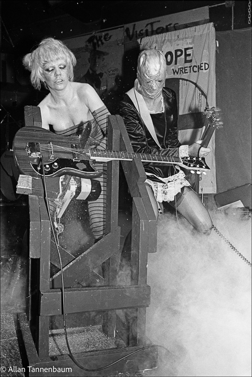 Plasmatics Chainsaw Onstage CBGB