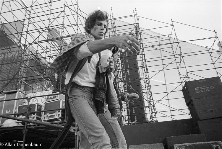 Keith Richards Backstage
