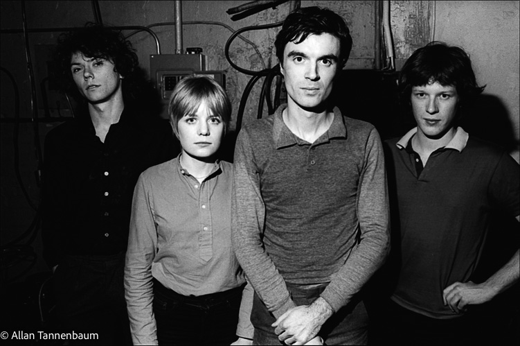 The Talking Heads backstage