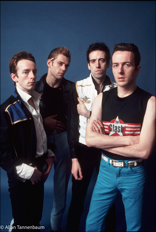 The Clash in Allan Tannenbaum's studio