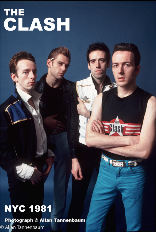 The Clash in Allan Tannenbaum's studio