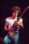 Bruce Springsteen plays his Telecaster at The Palladium, 1976<br>SWN