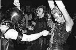 Punk fashion at Studio 54, Halloween Party, 10/31/77<br>1845-36<br>From SoHo Blues - A Personal Photographic Diary of New York City in the 1970s by SoHo Weekly News chief photographer Allan Tannenbaum