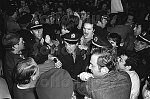 Off-duty cops participating in a PBA demo scuffle with police in Times Square, NYC, 10/06/76<br>1274-11<br>From SoHo Blues - A Personal Photographic Diary of New York City in the 1970s by SoHo Weekly News chief photographer Allan Tannenbaum