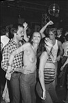 Dancers at Le Jardin disco, NYC 3/74<br>0167-32<br>From SoHo Blues - A Personal Photographic Diary of New York City in the 1970s by SoHo Weekly News chief photographer Allan Tannenbaum