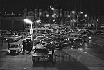 Motorists line up to pay $1.00/gallon for gasoline during Oil Embargo, Brooklyn, NY 12/23/73<br>0006-12<br>From SoHo Blues - A Personal Photographic Diary of New York City in the 1970s by SoHo Weekly News chief photographer Allan Tannenbaum