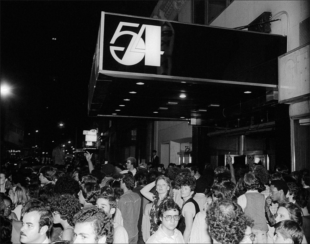 Studio 54 Crowds with logo