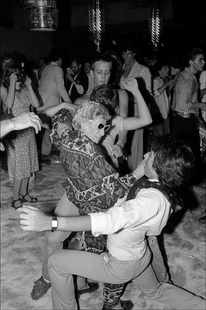 Disco Sally dances at Studio 54