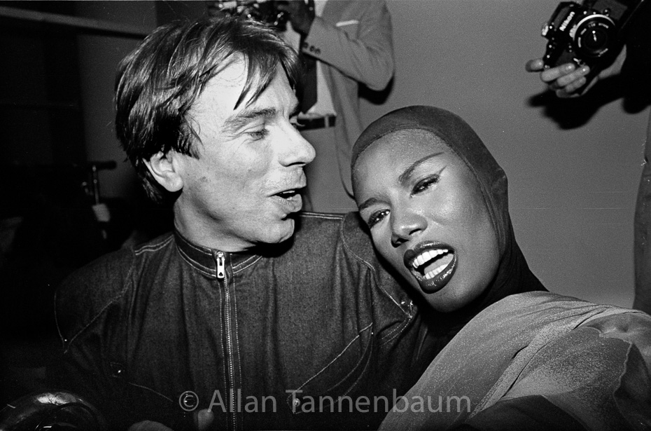 Thierry Mugler and Grace Jones