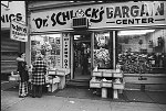 Shoppers at Dr. Schlock's Bargain Store, 11/1976<br>SN 1324-22A<br>SWN