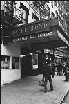 The Chambers Street entrance of the Bond Hotel, 11, 1976<br>SN 1324-36A<br>SWN
