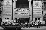 Bargain City on Chambers Street between Church St. & West Broadway, Tribeca, 9/1975<br>SN 0767-15<br>SWN