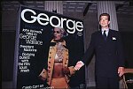 John F. Kennedy Jr. launches George Magazine in Federal Hall, NYC, 10/95
