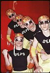 Devo in the photo studio NYC 10/1978<br>SN SoHo Blues<br>credit photo: Allan Tannenbaum/SoHo Blues