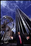 Donald Trump outside his Trump International Hotel in NYC 1998