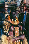 Henry Cele as &quotShaka Zulu", Zululand, South Africa, 1985