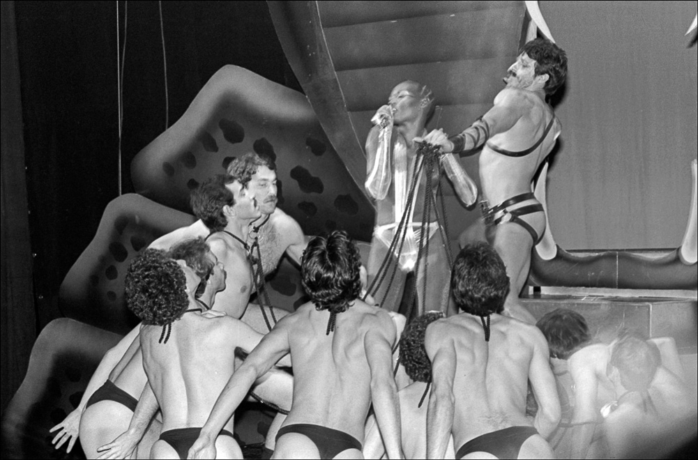 Grace Jones performs at Studio 54 New Year's Eve